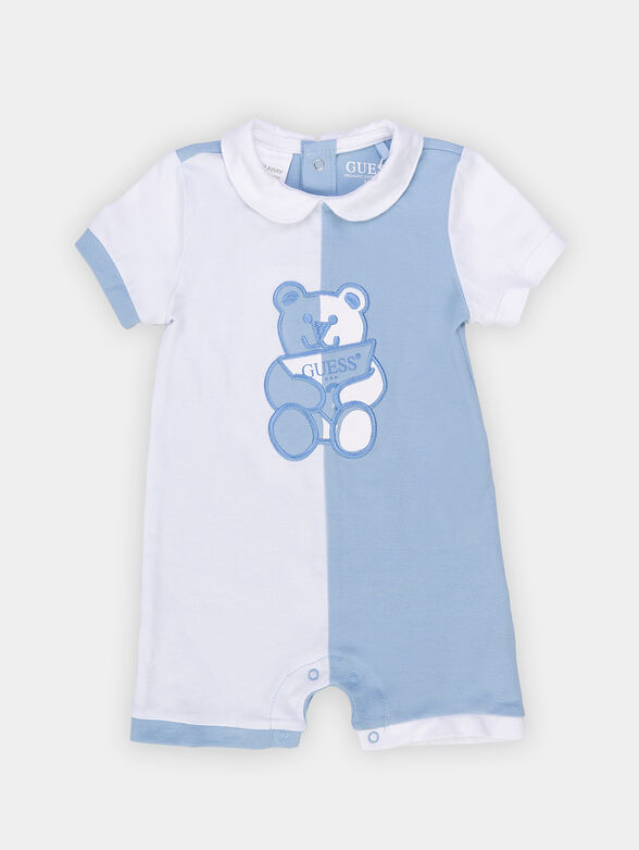 Overalls with bear appliquе - 1