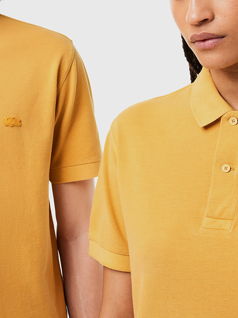 Unisex polo-shirt in blue colour - 3