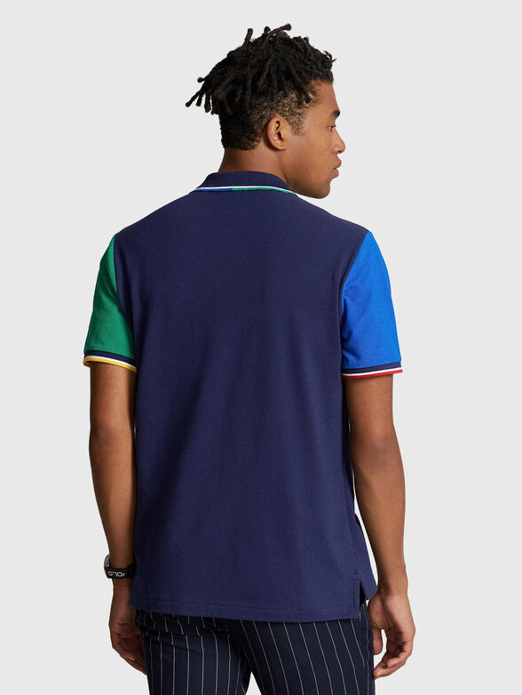 Polo shirt with contrast sleeves - 3