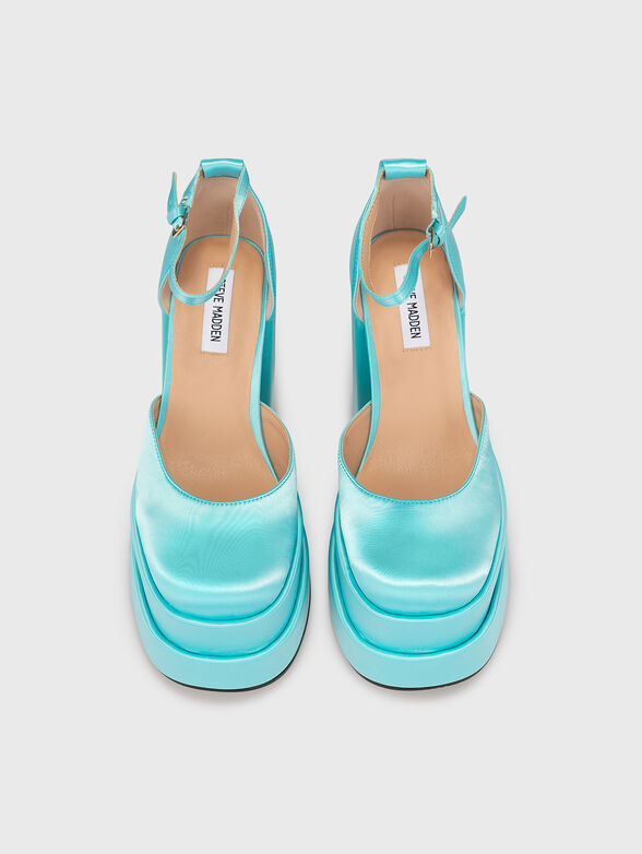 CHARLIZE black satin sandals - 6