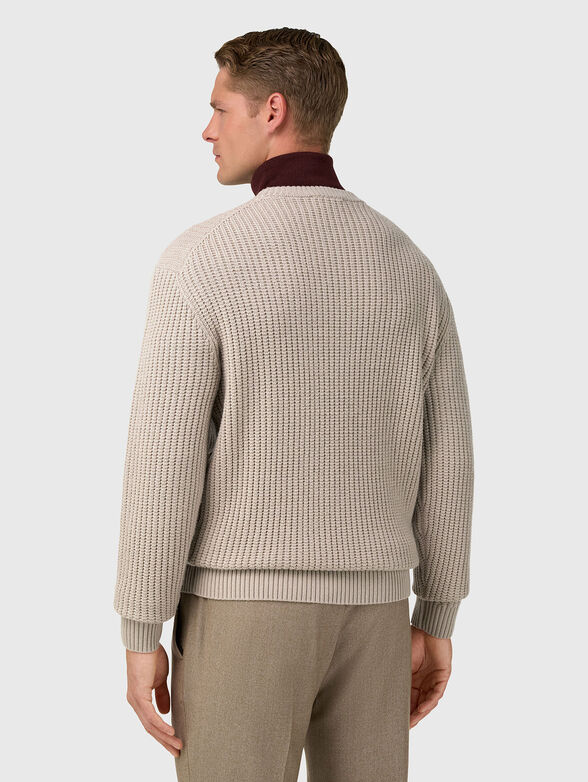 Textured wool sweater  - 3