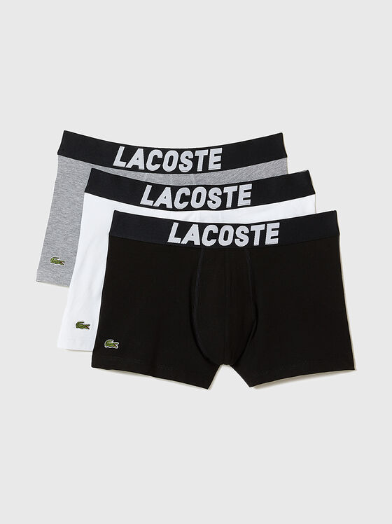 Set of three boxers with logo  - 1