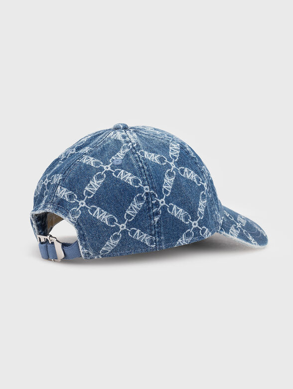 Logo denim baseball hat - 2