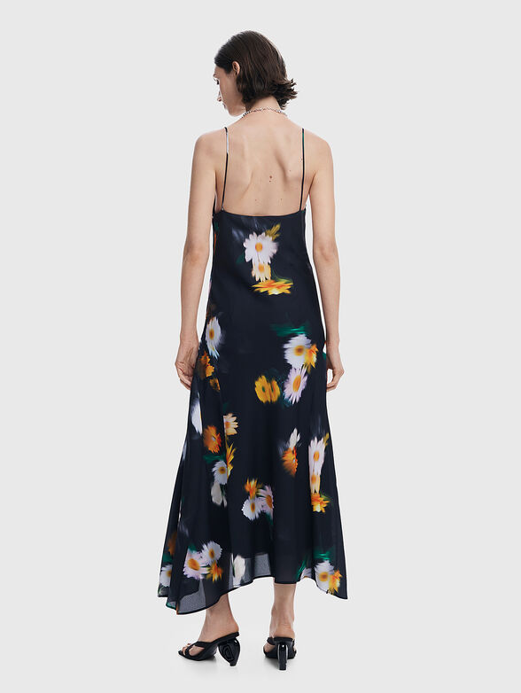 Maxi dress with floral print - 1