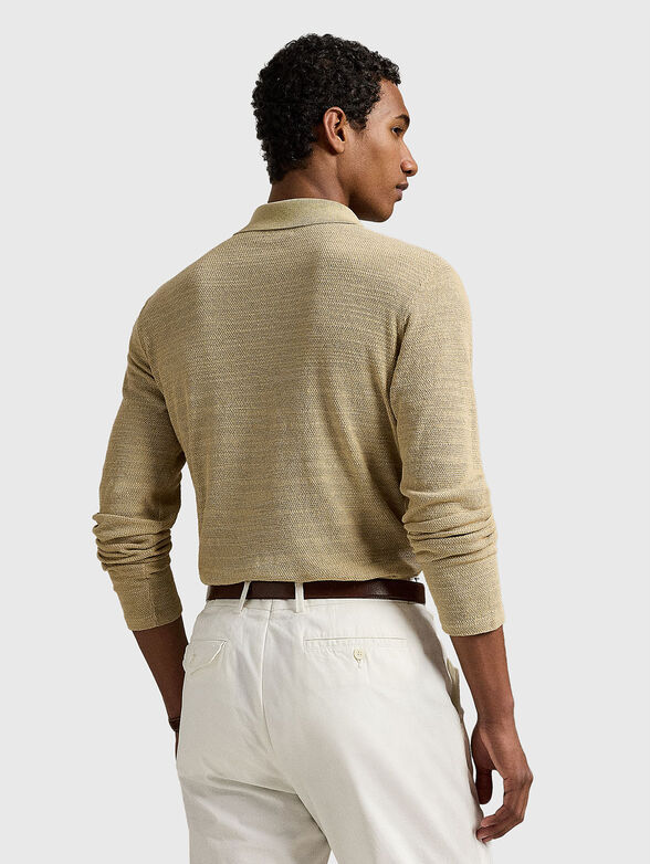 Textured cotton and linen shirt - 2