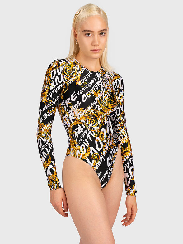 Bodysuit with baroque print - 5