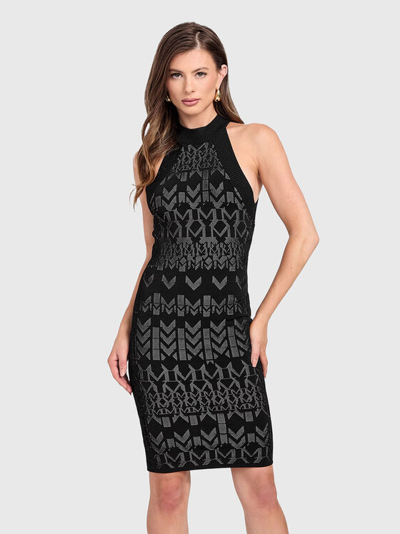 BILLIE openwork knit mini dress - 1