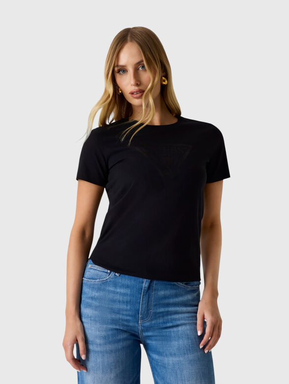 Cotton T-shirt with a printed logo - 1