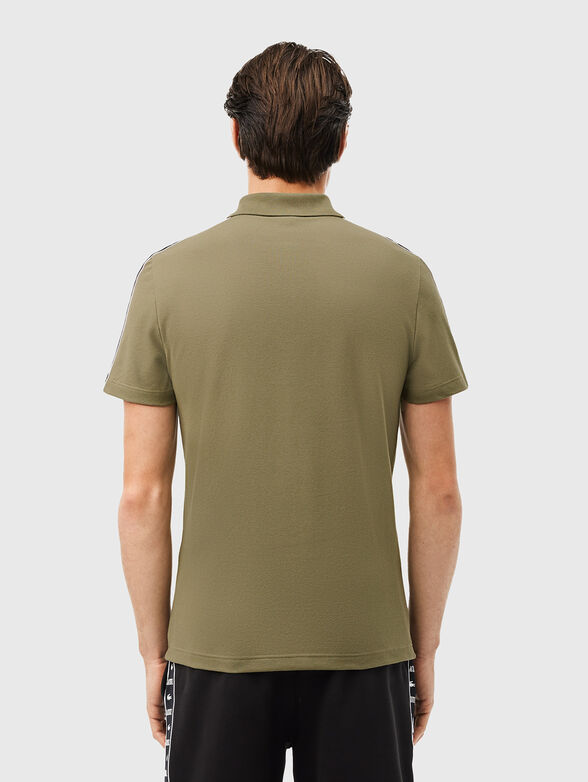 Polo shirt with contrasting stripe  - 3