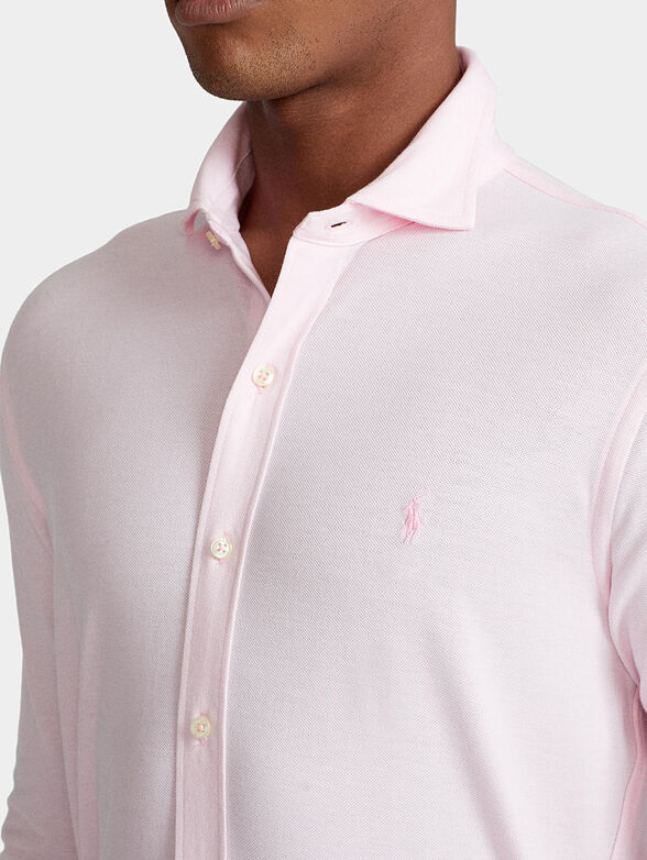 Pink cotton shirt - 2