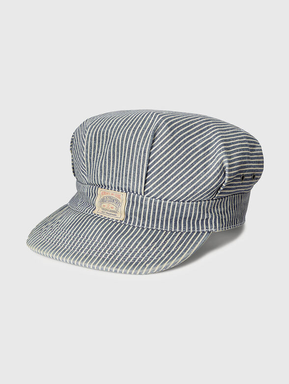 Striped railroad cap - 1