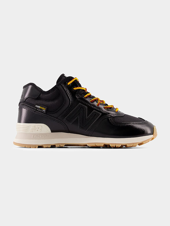 574 high sports shoes with leather elements - 1