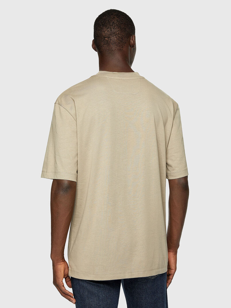 Cotton T-shirt with logo  - 3