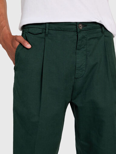 TAYLOR cotton chinos - 4