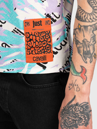 Polo-shirt with logo print - 4