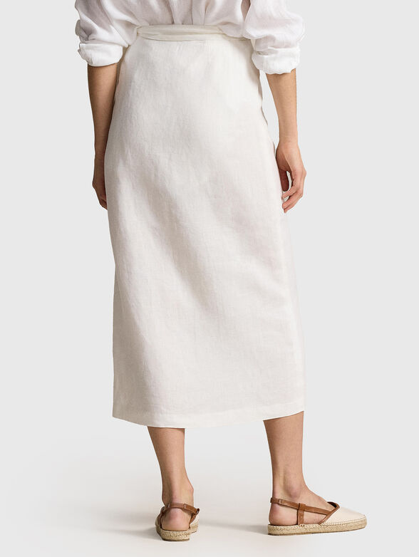 Linen wrap skirt - 2