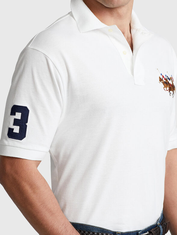 Polo-shirt with accent embroidery - 4