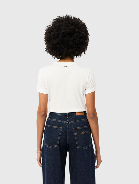 Cotton T-shirt with embroidery - 3