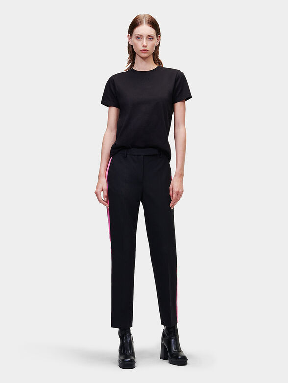 Trousers with a wool blend - 1