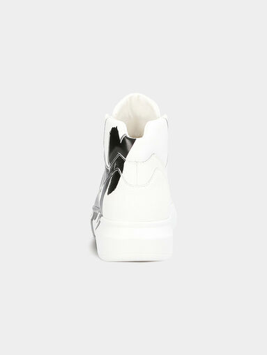 SALERNO High-top sneakers with maxi logo - 3