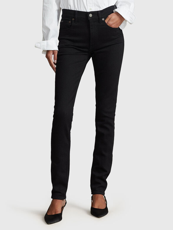 Black straight jeans - 1
