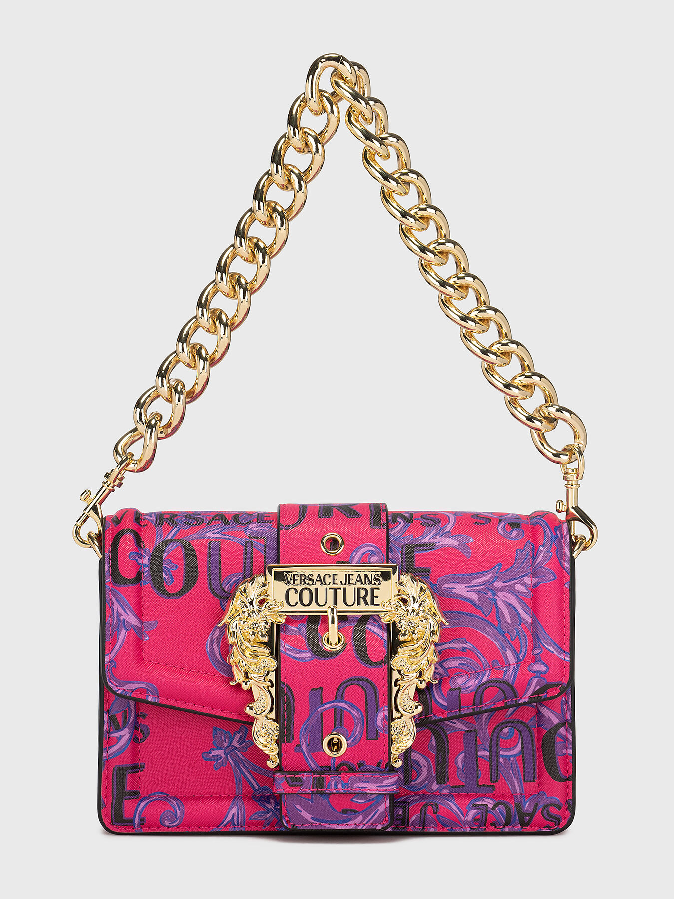 GIANNI VERSACE　 カラフルバック GIANNI VERSACE Floral Silk Clutch Bag w/ Mirror Medusa Head from S