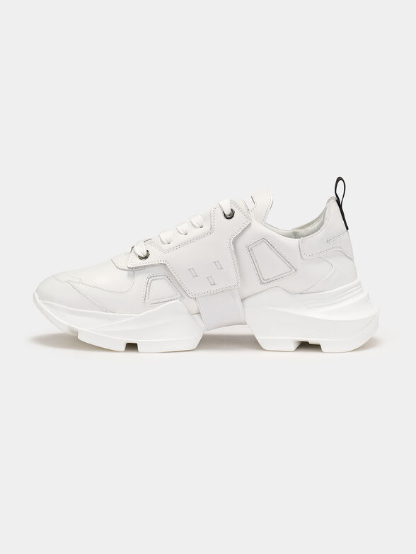 White leather sneakers - 4