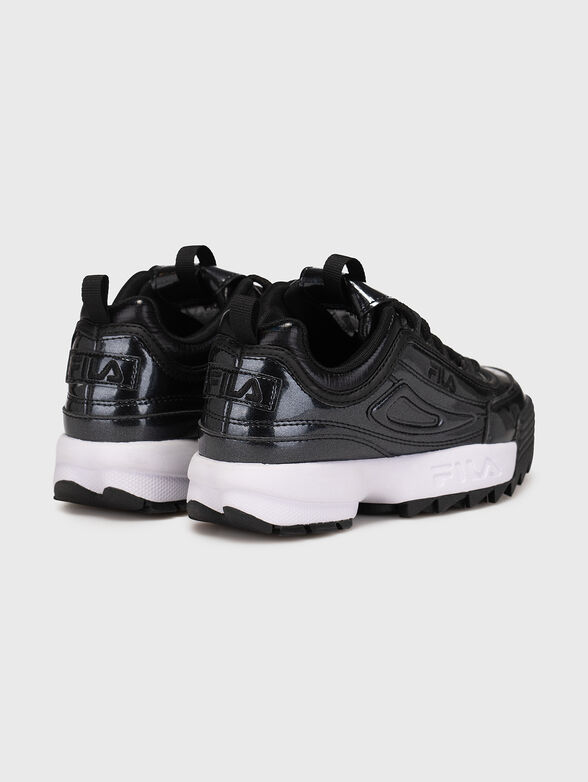 DISRUPTOR F black sneakers with logo detail - 3