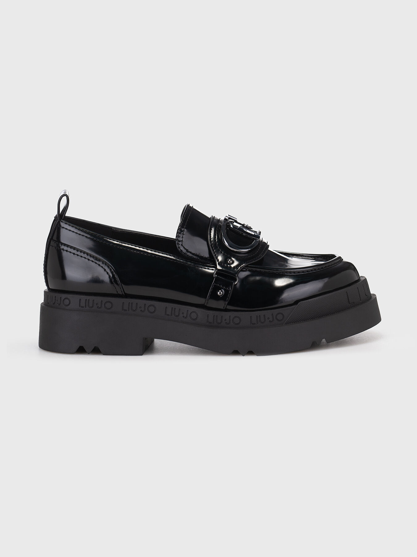 LOVE 41 black loafers brand LIU JO — Globalbrandsstore.com/en
