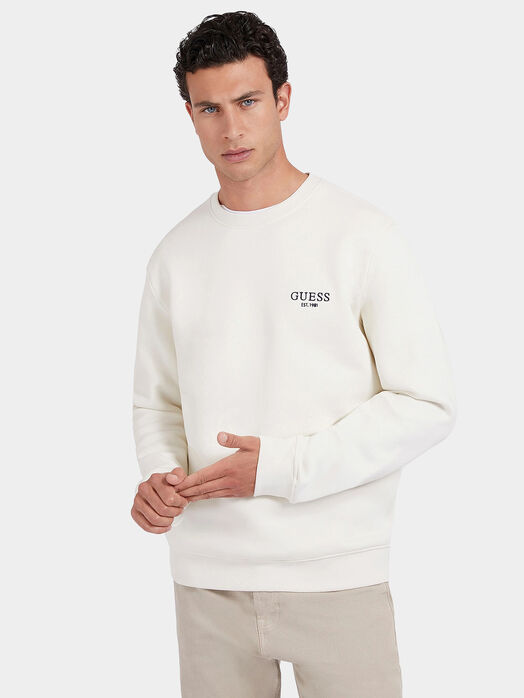 ERMES sweatshirt with logo embroideries on back