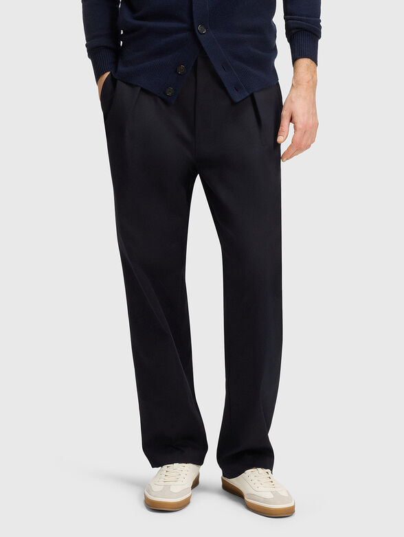 BECKHAM x BOSS cotton trousers with pockets - 1