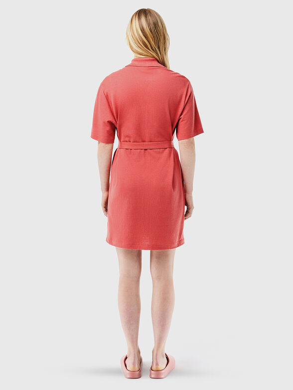 Mini dress with belt - 1