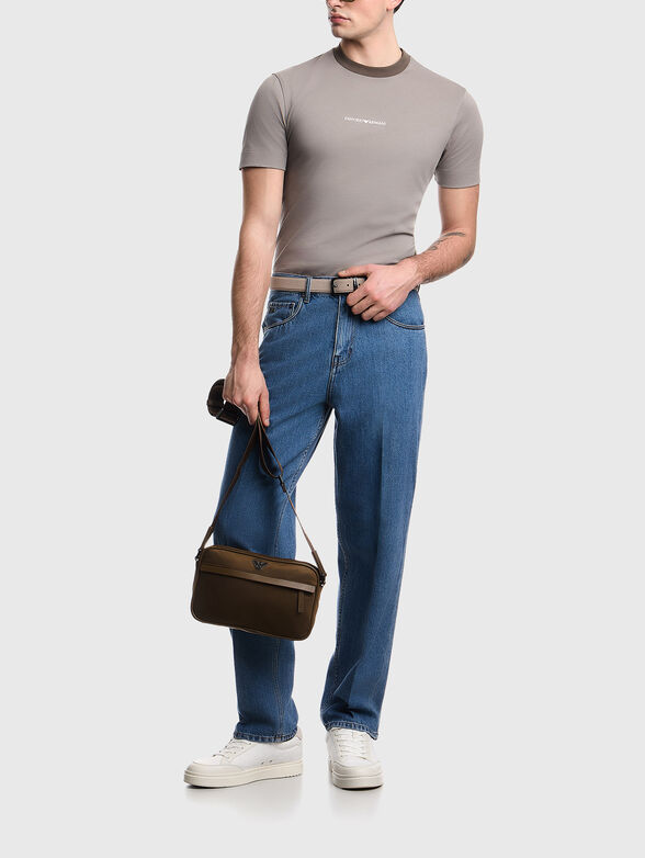 Brown cotton t-shirt - 3
