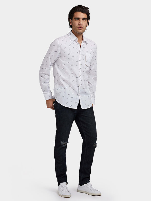 SUNSET shirt with logo print - 2