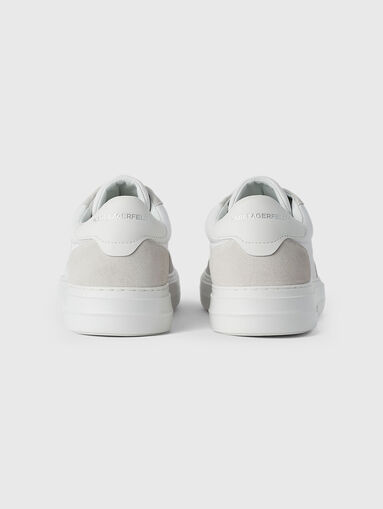 T/KAP M'GRAM leather sneakers with logo details - 3