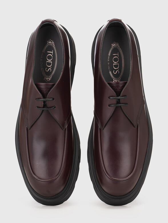 Lace-up leather shoes - 6