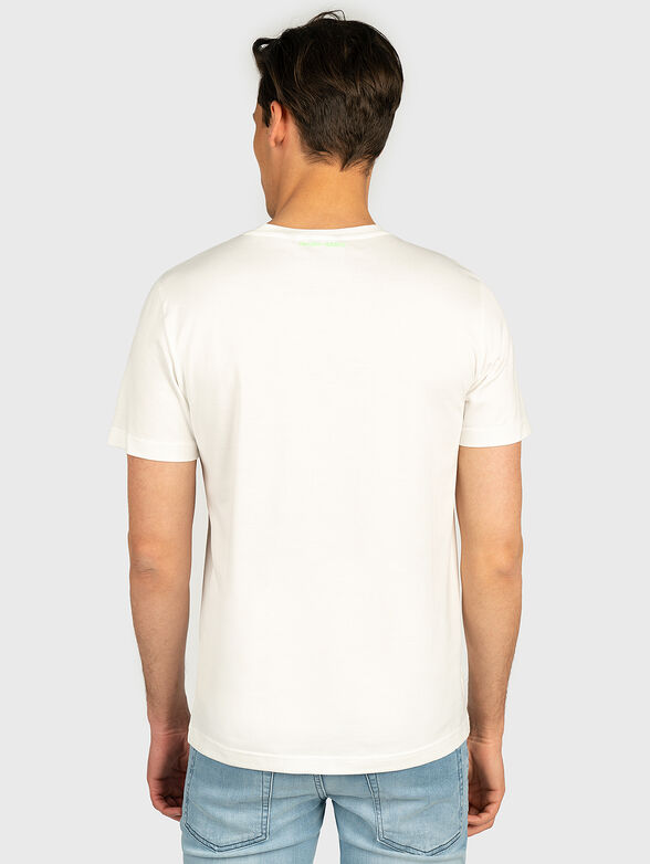 Cotton t-shirt with contrasting lettering - 4