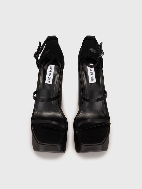 VARIA black platform sandals - 6