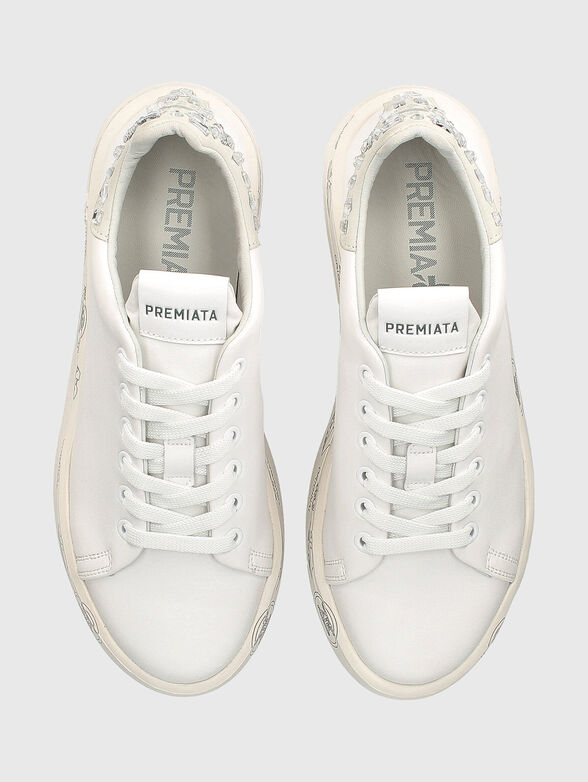 BELLE leather sneakers - 6