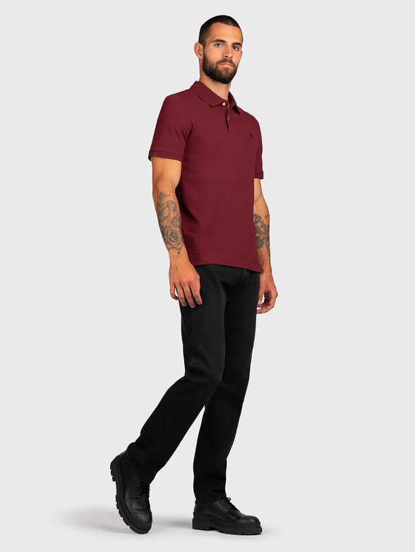 Black cotton polo-shirt LYLE  - 2