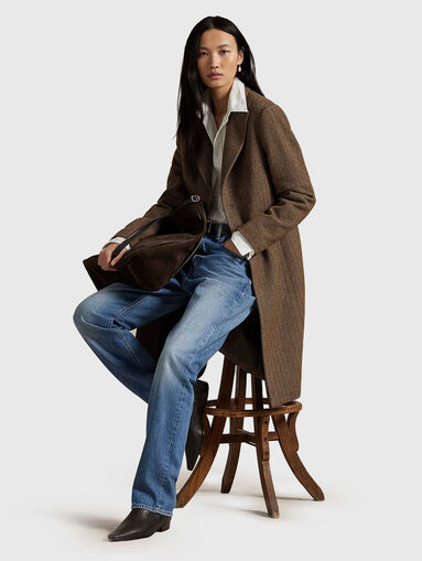 Single breasted wool coat - 4