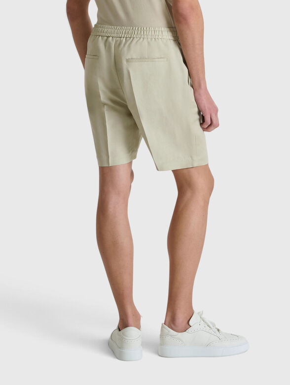 Linen and viscose shorts - 2