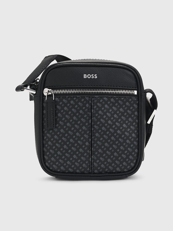 Crossbody bag with monogram logo - 0