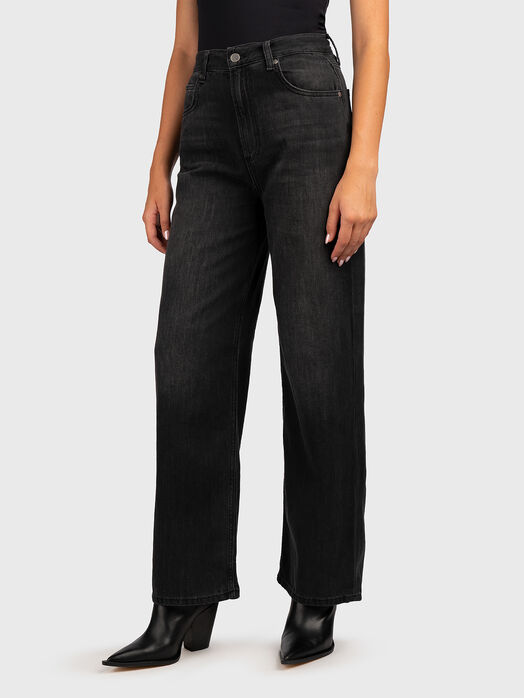 Black high waisted jeans