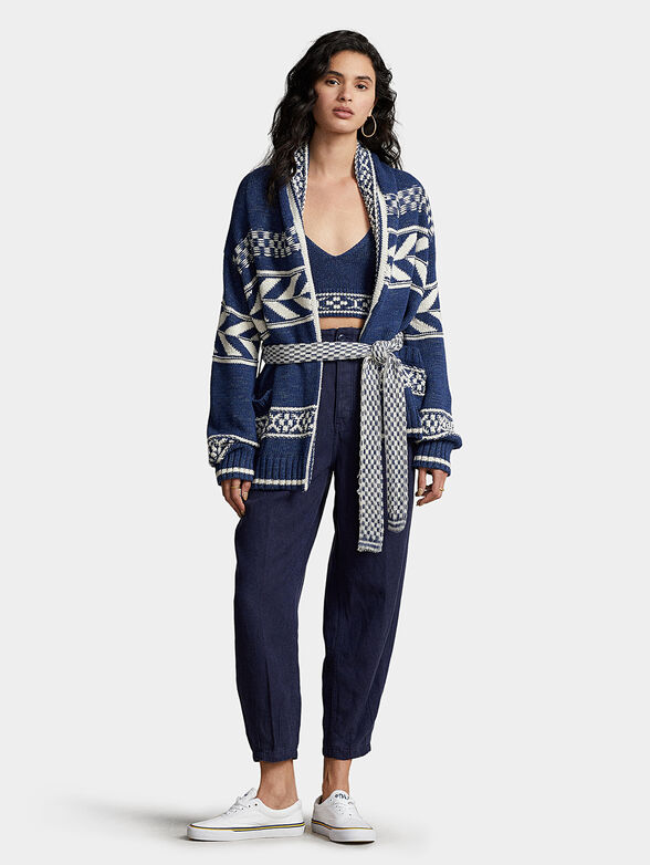 Cardigan with shawl collar - 2