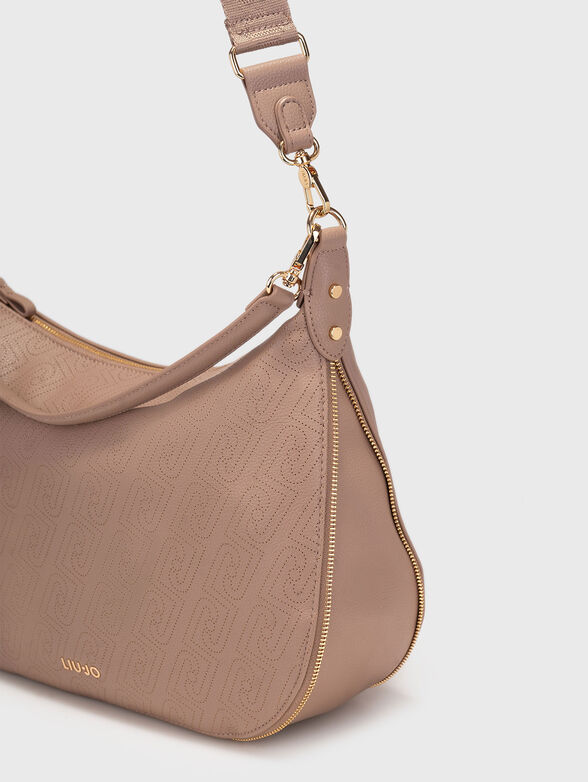 Crossbody bag with perforations  - 5