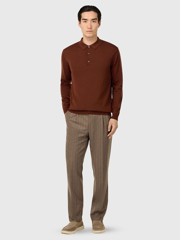 Sweater with collar - 2