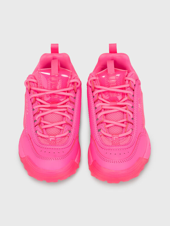 DISRUPTOR T white sports shoes with logo - 6