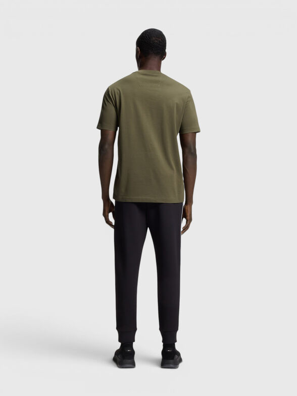 Cotton T-shirt with contrasting trim  - 3