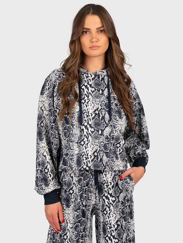 Snake print sweatshirt  - 1